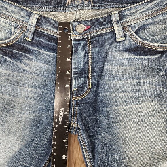 Mavi Women's Boot Cut Jeans - Blue with Floral Embroidery - Picture 6 of 8